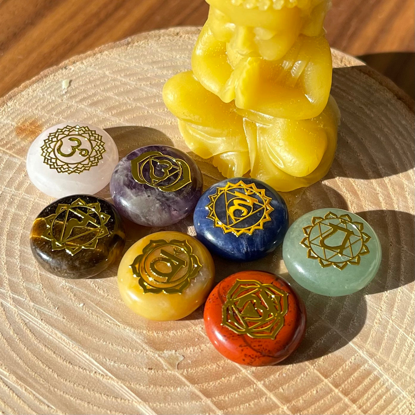 Chakra crystal set