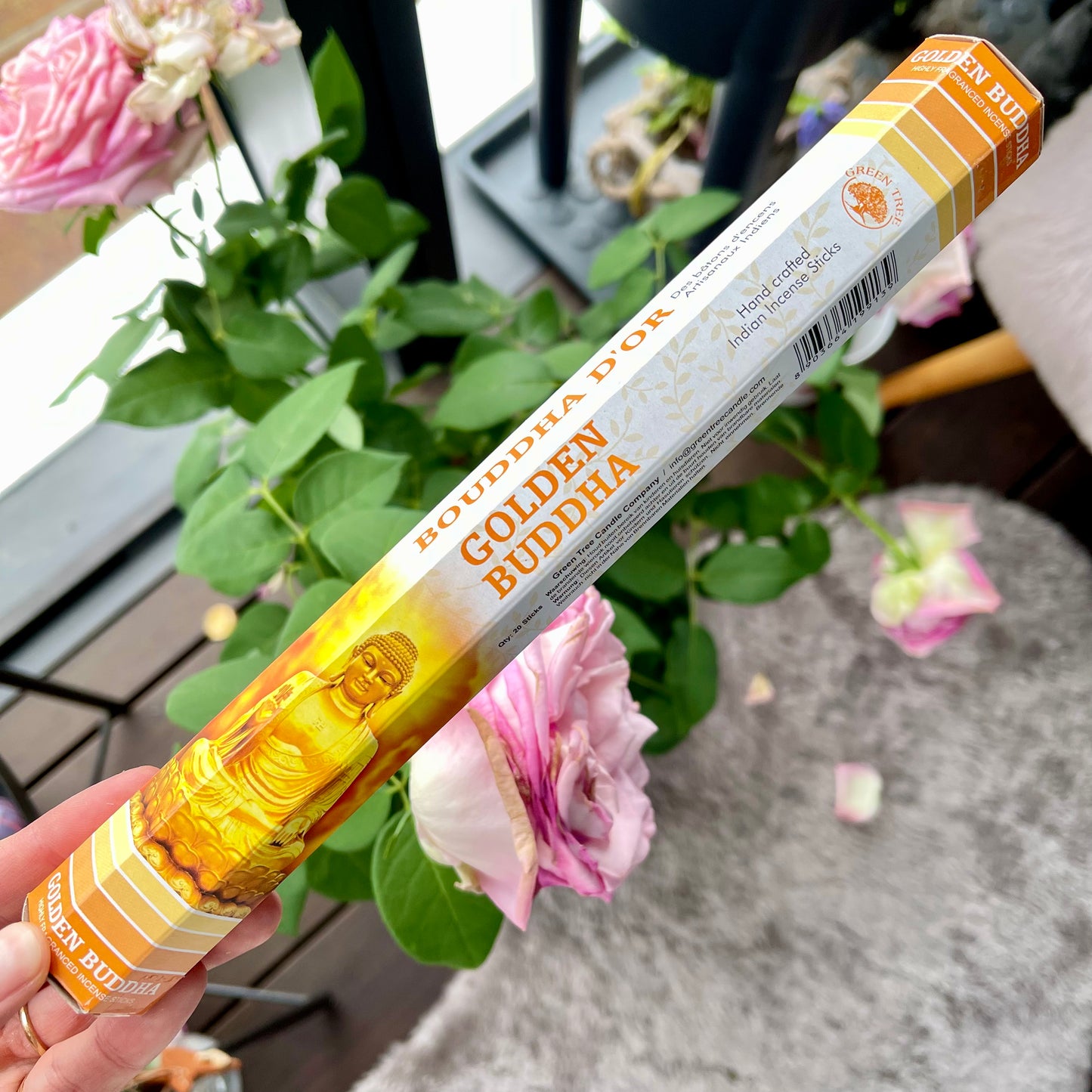 Golden Buddha incense