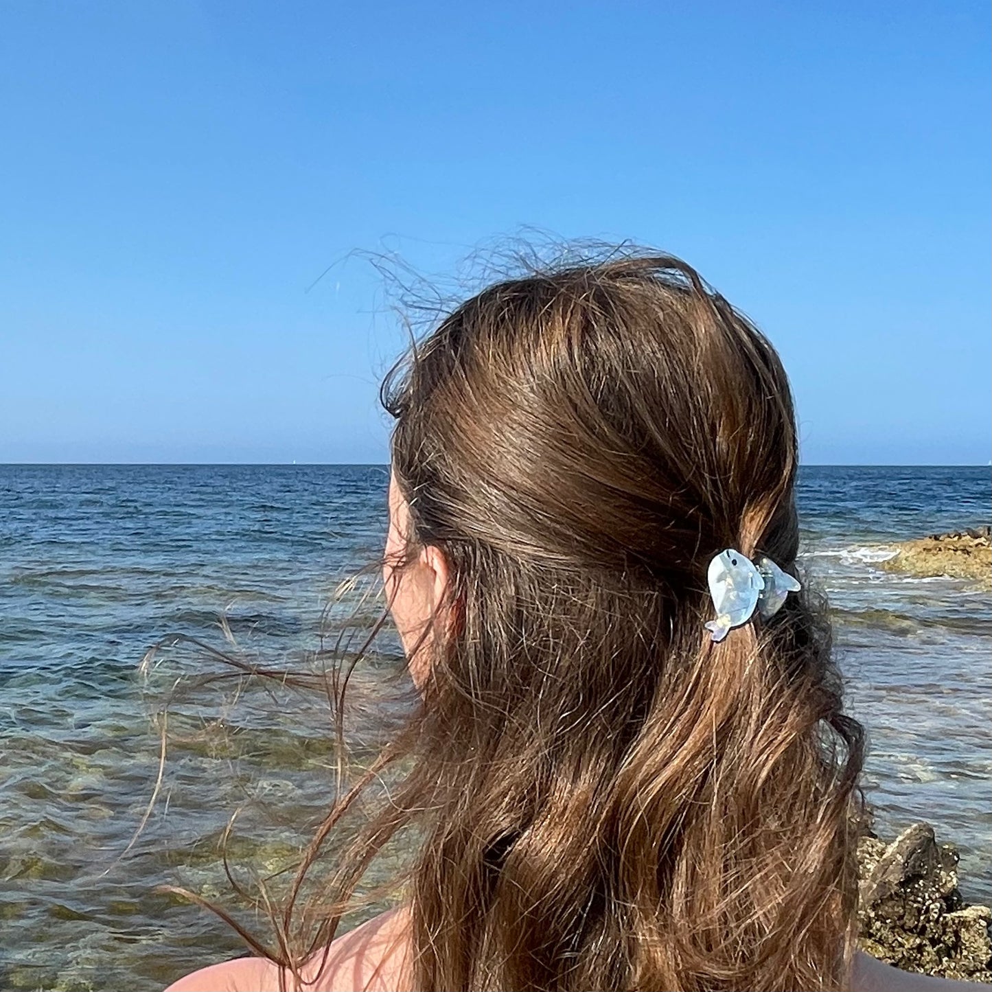 Baby Dolphin claw clip (mini)