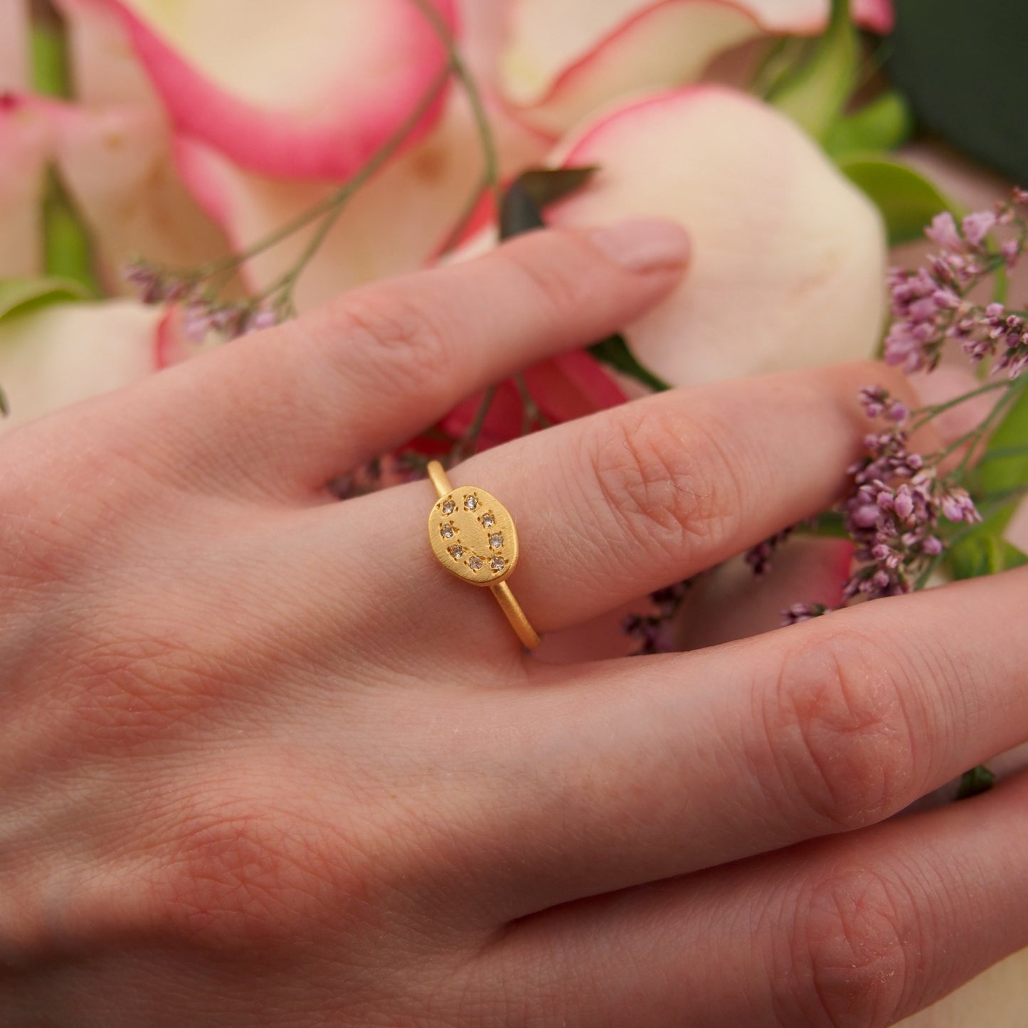 Goddess Coin Ring