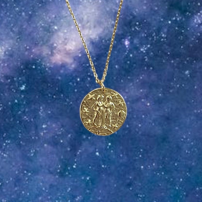 Zodiac Coin necklace