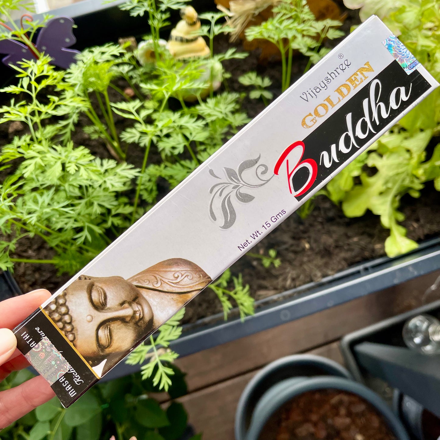 Golden Buddha incense