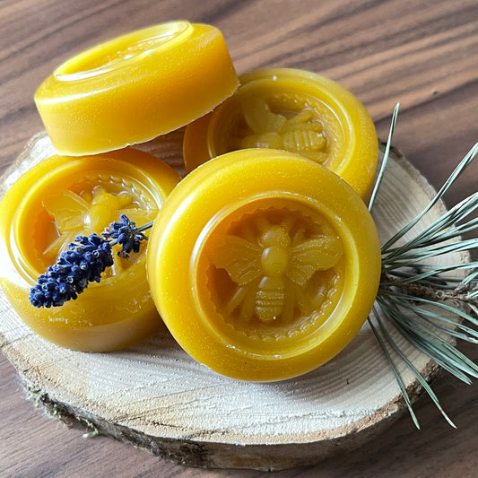 Pure beeswax pebbles