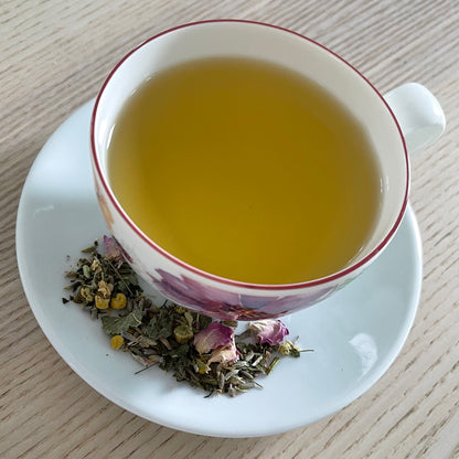 Peaceful herbal tea